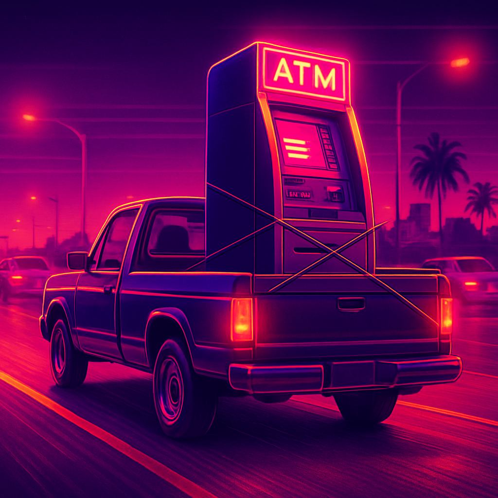 Man Claims He Didn't Steal ATM, Says He "Found It Already Attached to His Truck"
